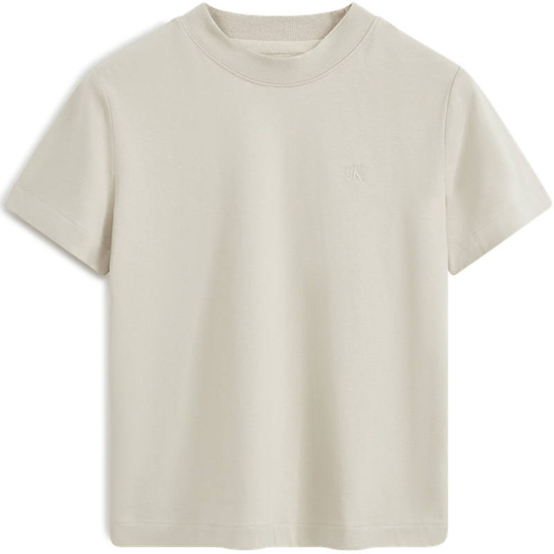 CALVIN KLEIN T Shirt Women's Light Milk Coffee