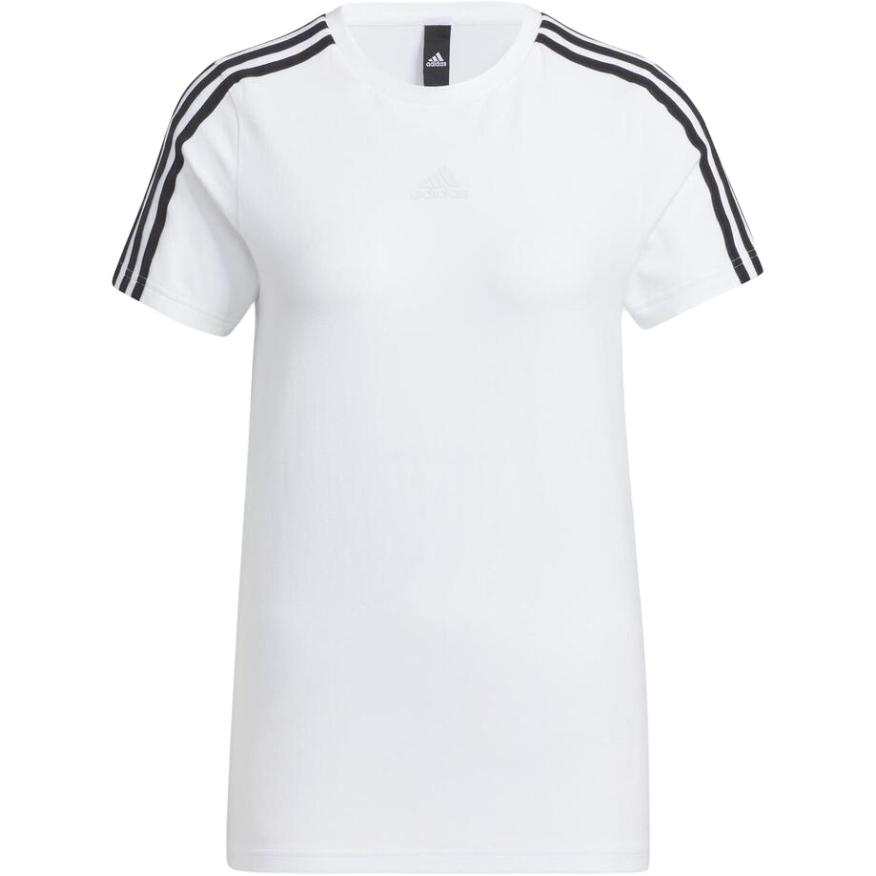 Adidas Adidas T Shirts Women's White Crew Neck Moderate Straight Fit