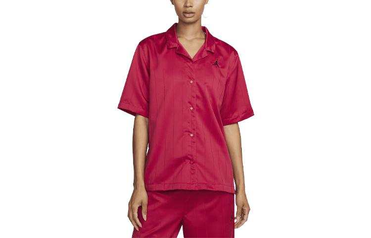 Jordan Jordan Drop Shoulder Sleeve T Shirt Women's Rose Red