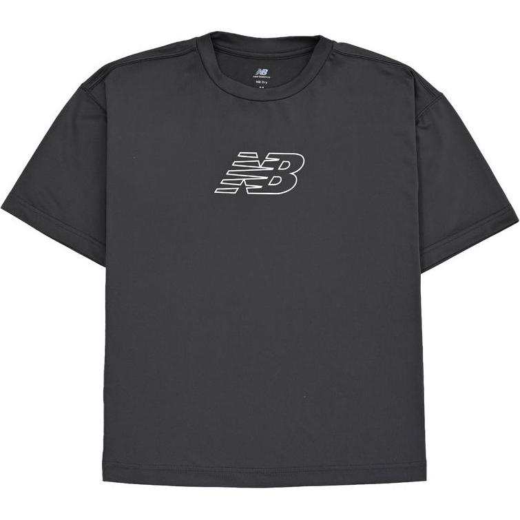 New Balance New Balance Drop Shoulder Sleeve T Shirt Women's Black