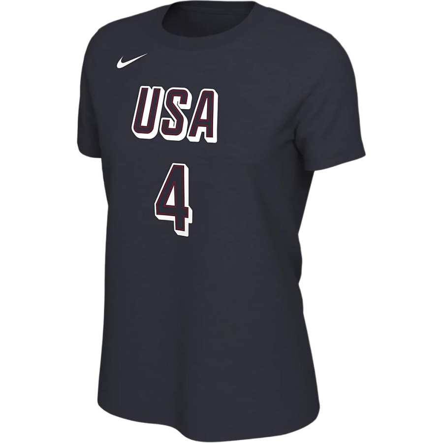 Nike Nike United States Olympic Basketball Team Collection Regular T Shirt Women's University Marine
