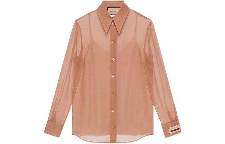 GUCCI silk chiffon shirt