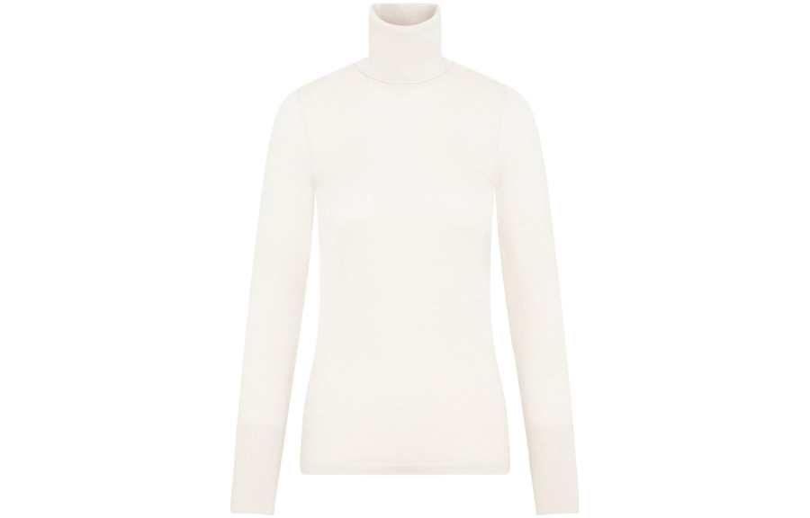 Lemaire Sweaters Women's White Turtleneck Moderate Other