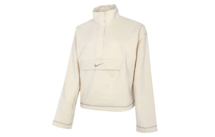 Nike Nike Sweatshirts Women's Ivory Stand Collar Moderate Regular