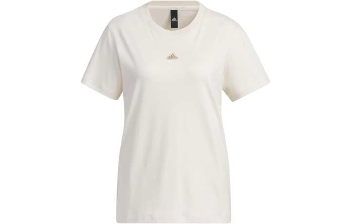 Adidas Adidas Drop Shoulder Sleeve T Shirt Women's Pink White