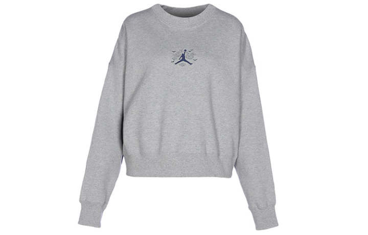 Jordan Jordan Sweatshirts Women's Gray Crew Neck Moderate Other
