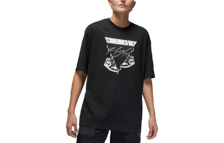 Jordan Jordan Flight Drop Shoulder Sleeve T Shirt Women's Iron Gray