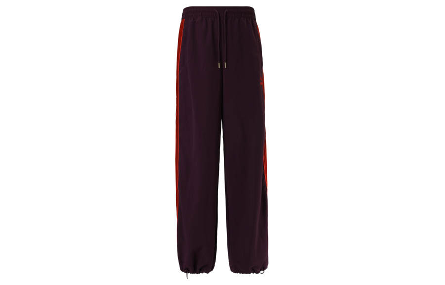 PUMA Casual Pants Unisex Dark Red