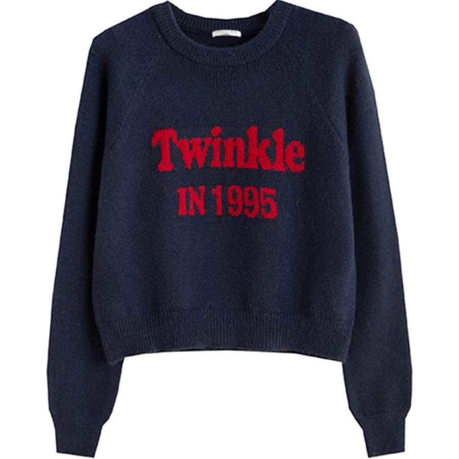 Tonlion Sweater Women's Navy Blue