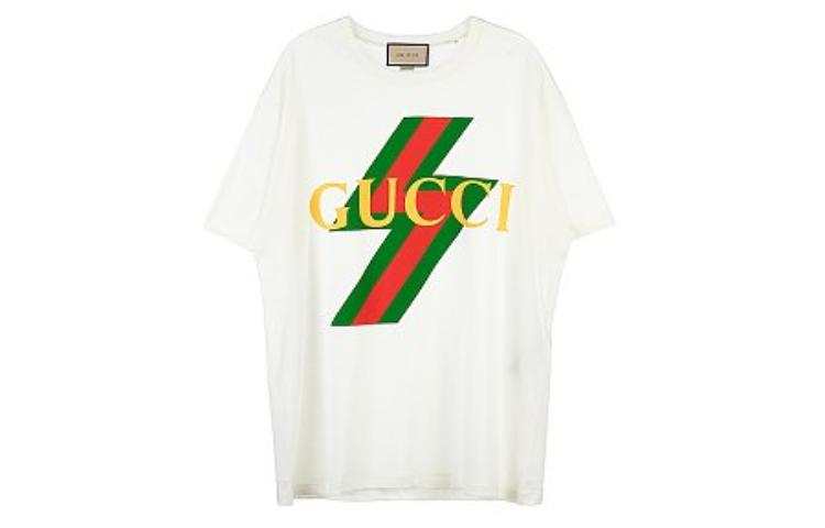 GUCCI T Shirts Women's Beige Crew Neck Moderate