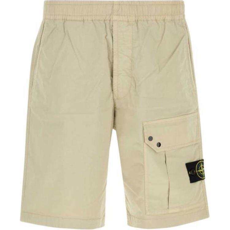 STONE ISLAND Casual Shorts Men's Beige