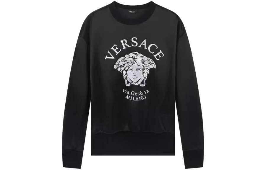 VERSACE VERSACE Medusa Emboidered Sweatshirt 'Black'