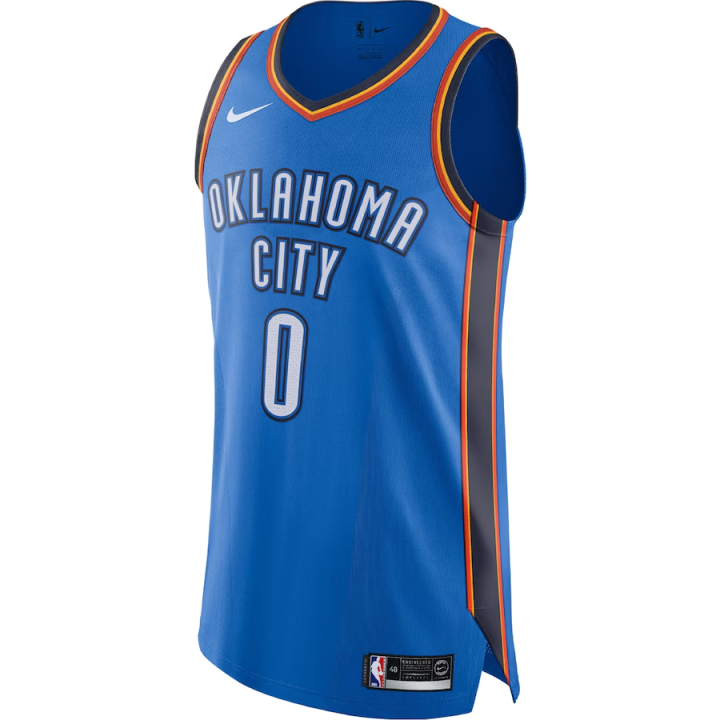 Nike Nike OklahomaAEROSWIFT Basketball Jersey Men's Blue