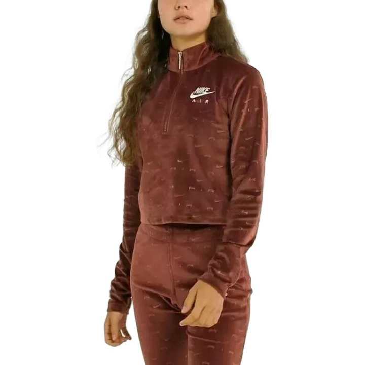 Nike Nike Sweatshirts Women's Red Lapel Moderate