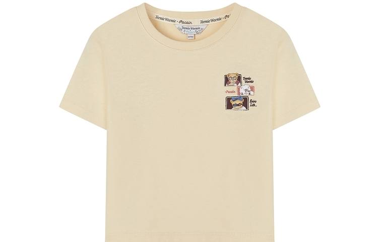 Teenie Weenie T Shirt Women's Light Yellow