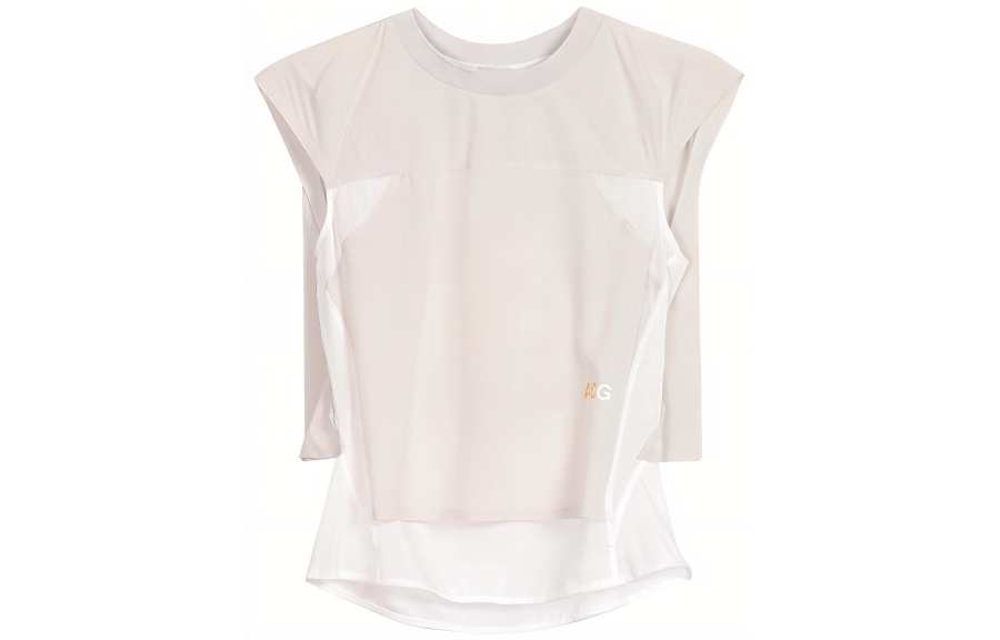 Nike Nike T Shirts Women's White Crew Neck Moderate Straight Fit