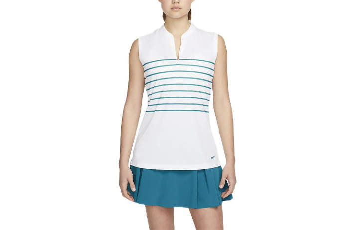 Nike Nike T Shirts Women's White V Neck Moderate Straight Fit