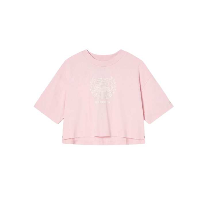 New Balance New Balance Drop Shoulder Sleeve T Shirt Women's 26 Light Pink