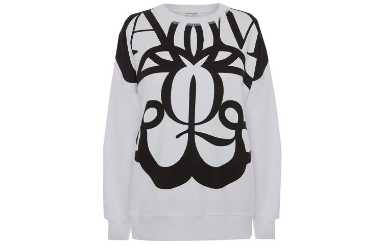 Alexander McQueen Alexander McQueen Exploded Seal logo-print sweatshirt