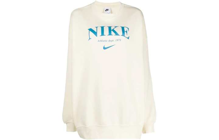 Nike Nike Sweatshirts Women's Ecru Crew Neck Moderate Regular