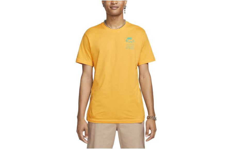 Nike Nike Drop Shoulder Sleeve T Shirt Women's University Gold