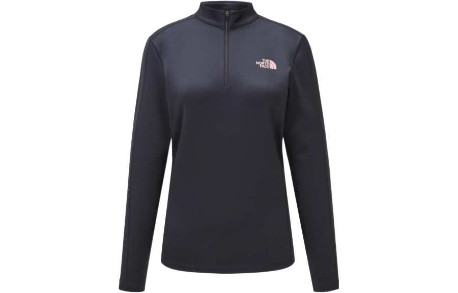 THE NORTH FACE T Shirts Women's Marine Blue Stand Collar Moderate Straight Fit
