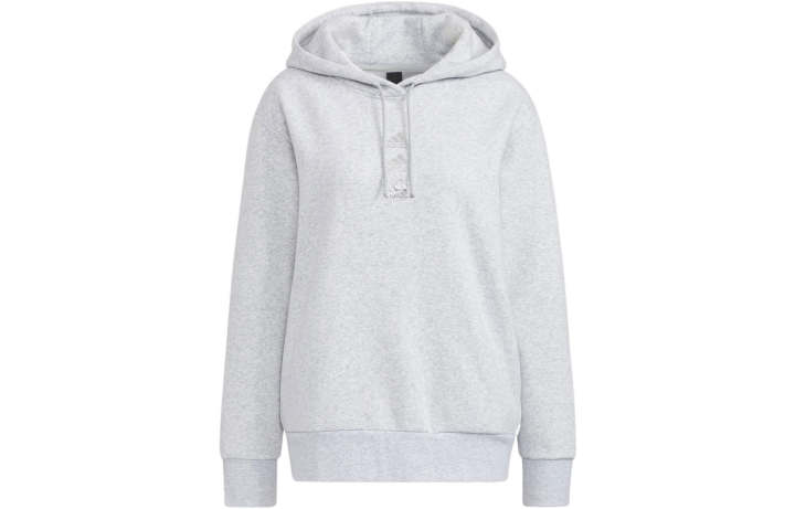 Adidas Adidas Sweatshirts Women's Light Heather Gray Hooded Moderate Regular