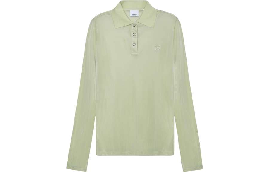 Burberry SS21 Polo Shirt Women's Mist Green