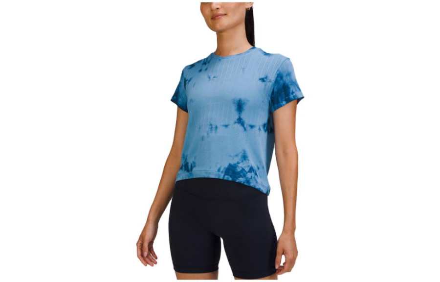 Lululemon T Shirts Women's Crew Neck Moderate Straight Fit