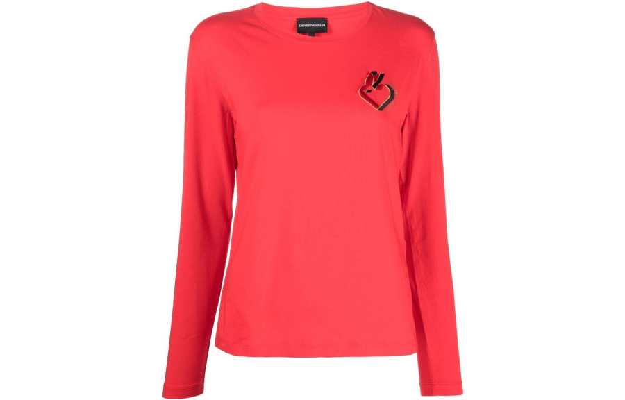 EMPORIO ARMANI Year Of The Rabbit Limited Edition SS23 T Shirt Women's Red