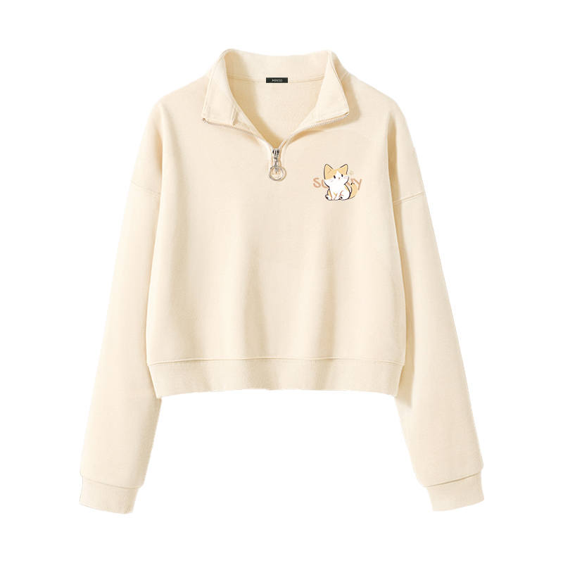 MINISO MINISO Sweatshirts Women's Lapel Moderate