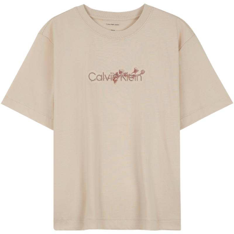 CALVIN KLEIN T Shirt Women's C7P Warm Sand