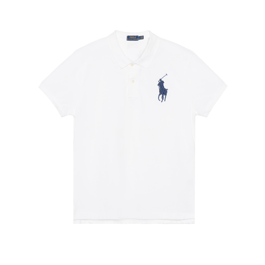 Polo Ralph Lauren Big Pony SS22 Polo Shirt Tight Fit Version Women's White