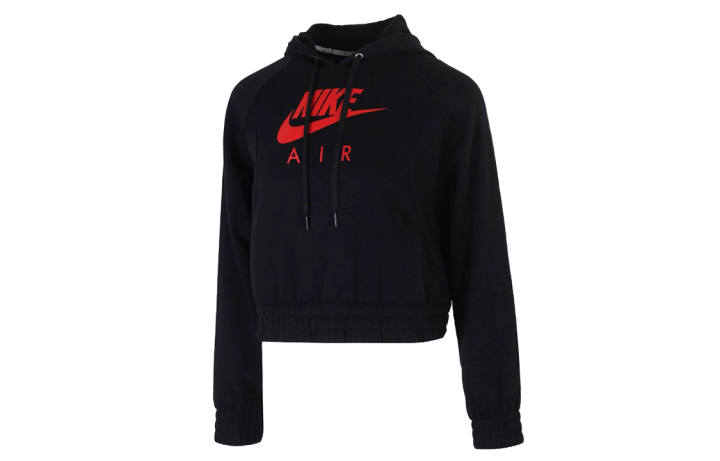 Nike Nike Sweatshirts Women's Black Hooded Moderate Regular