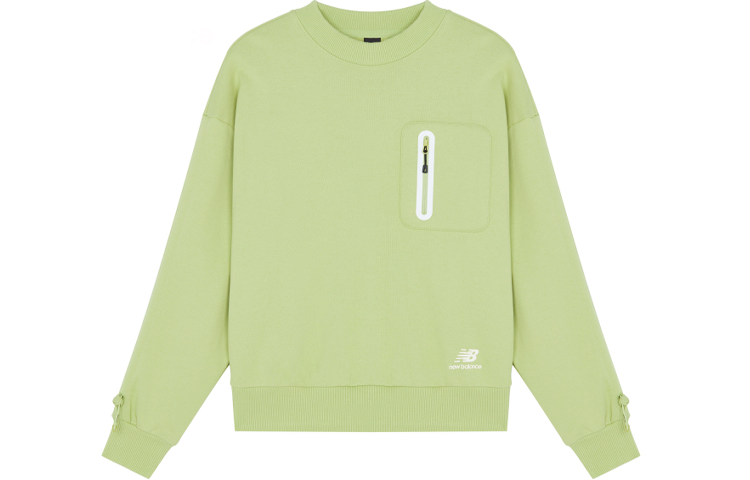 New Balance New Balance Sweatshirts Women's Green Crew Neck Moderate Regular