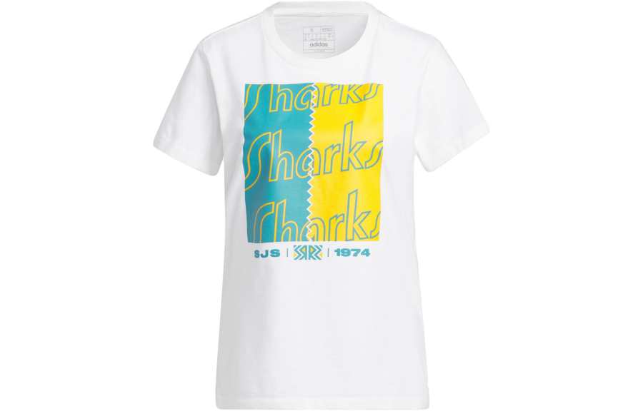 Adidas Adidas T Shirts Women's White Crew Neck Moderate Straight Fit