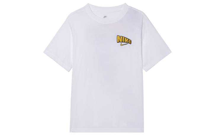 Nike Nike T Shirts Women's White Crew Neck Moderate Straight Fit