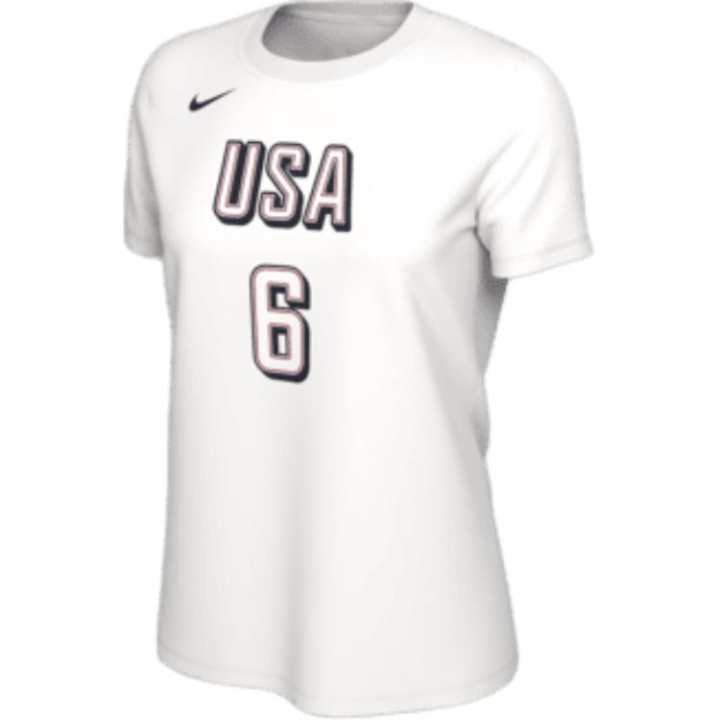 Nike Nike T Shirts Women's White Crew Neck Moderate Other
