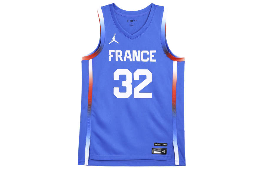 Jordan Jordan Victor Wembanyama France Limited Road Men's Jordan Basketball Replica Jersey