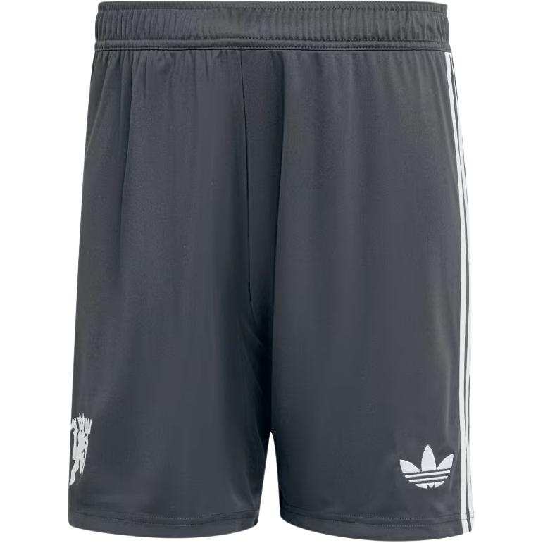 Adidas Originals SS24 Manchester United 24/25 Soccer Bottom Men's Carbon