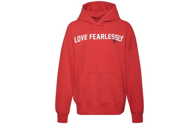 Converse Converse Progress 2.0 Sweatshirts Women's Red Hooded Moderate Regular
