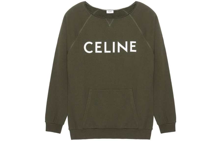 CELINE CELINE Sweatshirt Women's Dark Khaki