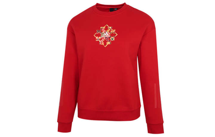Adidas Adidas Sweatshirts Women's Scarlet Crew Neck Moderate Regular