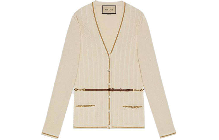 GUCCI FW21 Knitwear Women's Ivory White