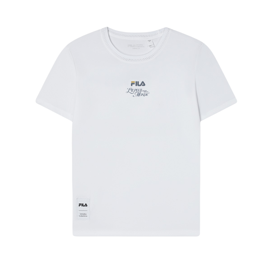 FILA Heritage T Shirt Women's Sun White