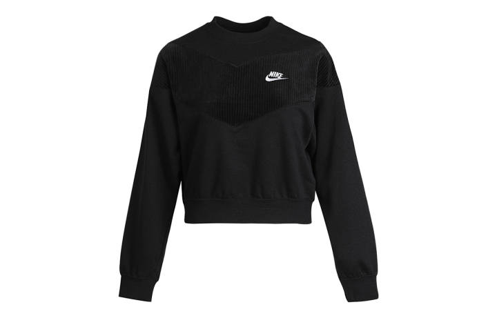 Nike Nike Sweatshirts Women's Black Crew Neck Moderate Regular