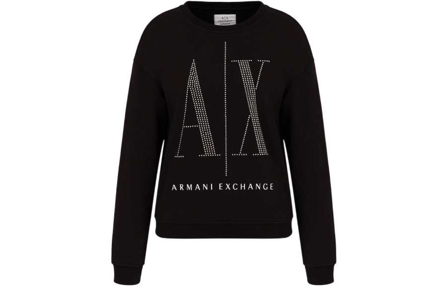 ARMANI EXCHANGE ARMANI EXCHANGE Studded-logo Sweatshirt