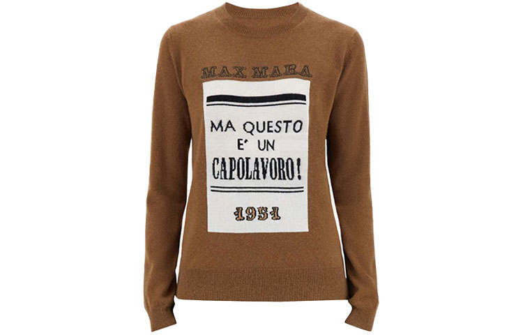MaxMara Loose Fit Sweater Women's Tobacco