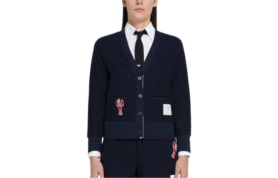 THOM BROWNE THOM BROWNE· FW22 Knitwear Women's Marine Blue