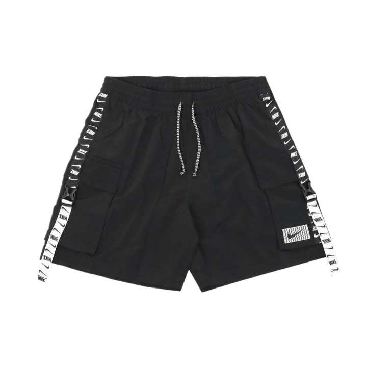 Nike Nike Logo Tape Cargo Casual Shorts Men's Black